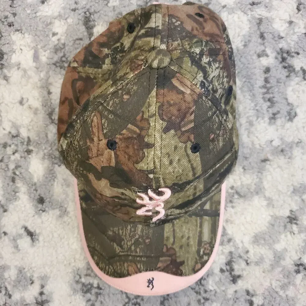 Women’s John Deere Pink Camo Hat || OS - Picture 2 of 5